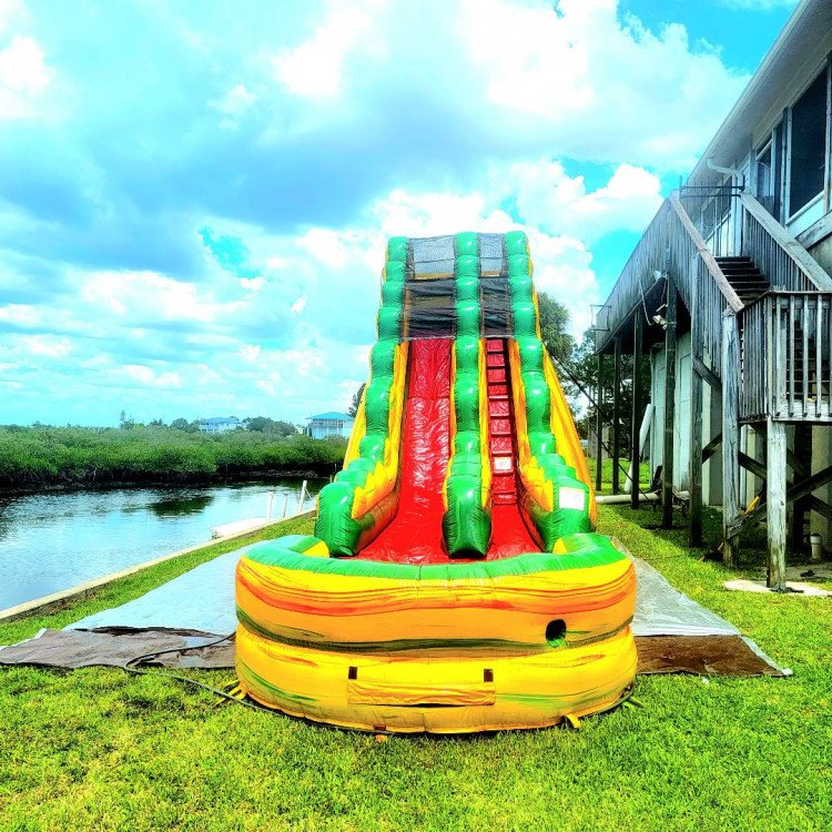 25 ft Sunset Water slide Positive Energy Bounce House Hudson FL