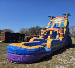 purple2020yellow20tiki2022ft201 1708742739 25ft dual lane tiki plunge waterslide