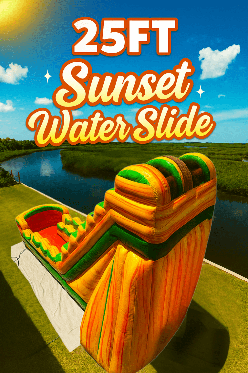 25 ft Sunset Water slide