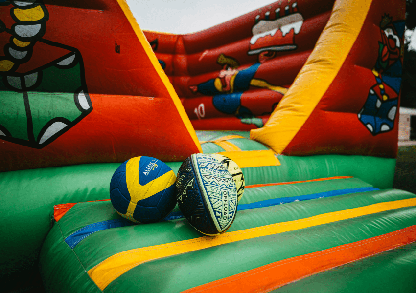 inflatable obstacle course in Hudson