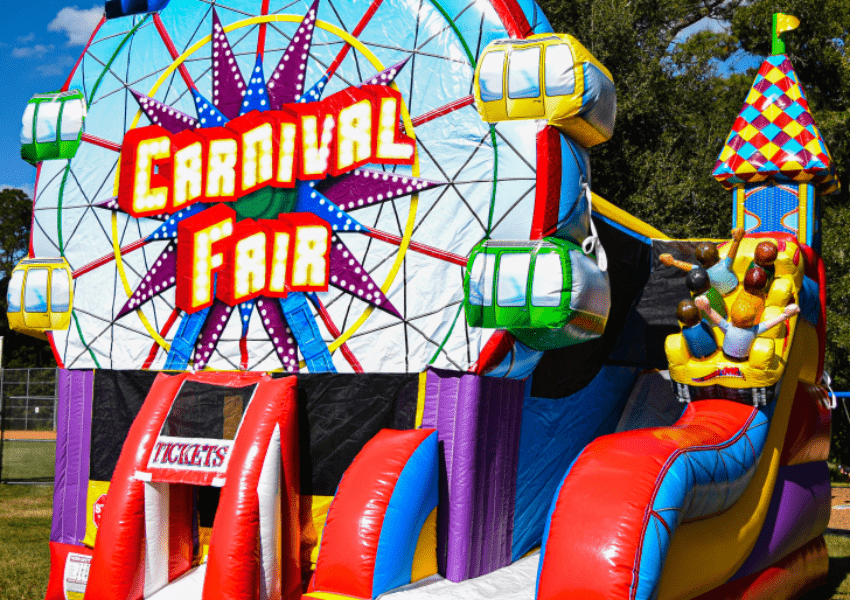 inflatable obstacle course Hudson